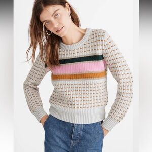 MADEWELL VINTAGE RETRO STRIPED SWEATER Size S